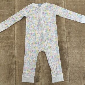Joy Street Kids Charleston Zipper Pajamas | Size 12–18 Months